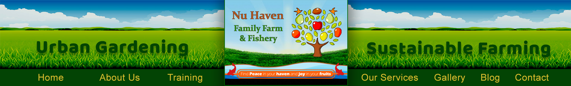 Webpage header Banner